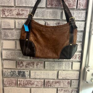 Great American Leatherworks ladies two tone  brown Women's Bag